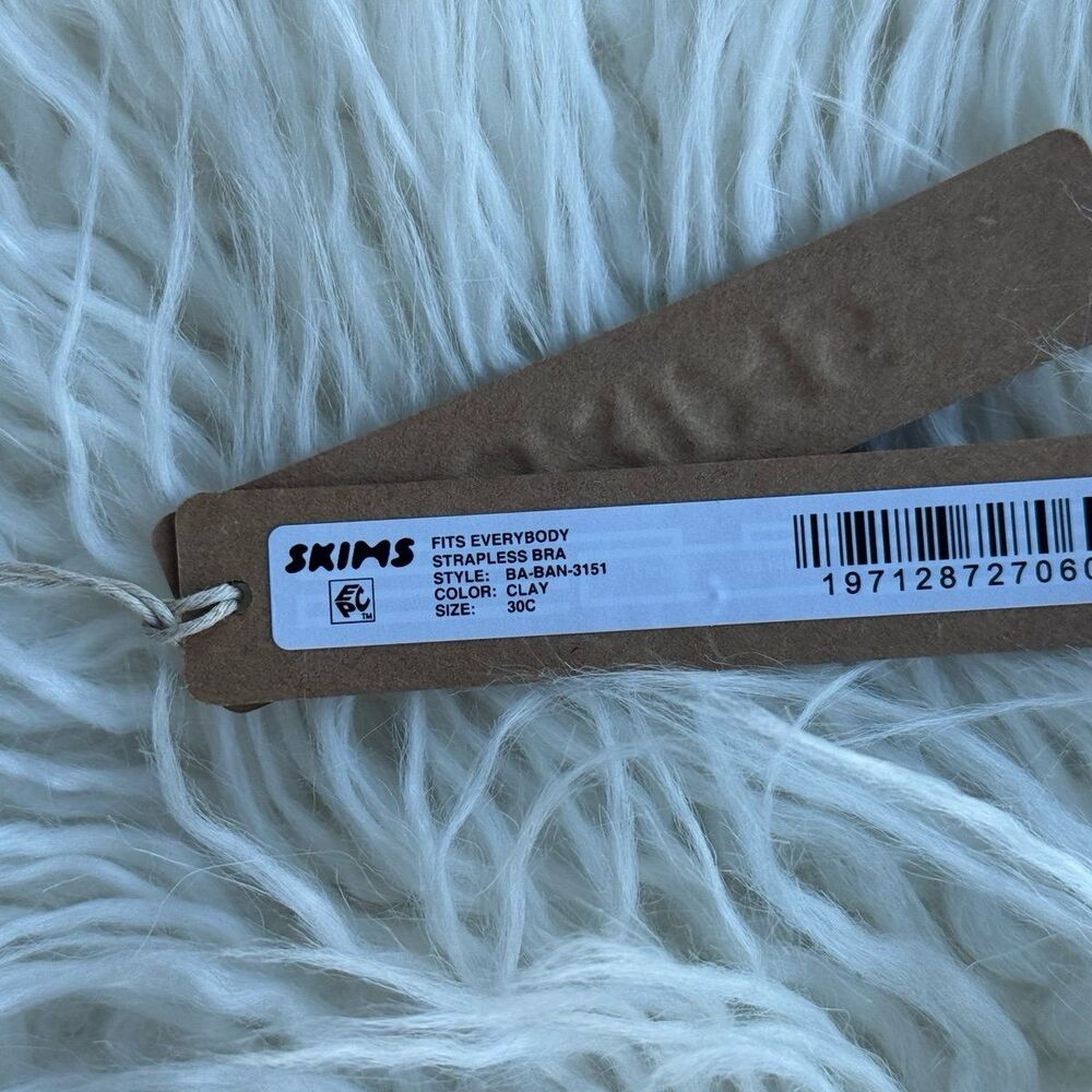 Skims Fits Everybody Strapless Bra Clay Size 30C - Picture 7 of 7